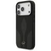 Mercedes Leather The Move MagSafe Case for iPhone 17 Pro - Black