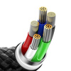 BASEUS kabel Typ C do Apple Lightning 8-pin Power delivery 20W Glimmer Series CADH000101 2m czarny