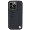BMW Leder Hot Stamp iPhone 15 Pro Max Hülle - Schwarz