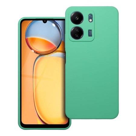Futerał SILICONE 2mm do XIAOMI REDMI 13C miętowy