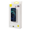 Baseus 2x Panzerglas für iPhone 12 Pro Max Privacy Anti Spy (Privatisierung) mit einer Abdeckung für den Lautsprecher + Positionierer (SGBL061002) (case friendly)