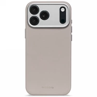Etui Decoded Leather Backcover z MagSafe na iPhone 17 Pro Max - szara