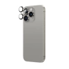 AmazingThing AR Aluminum 3 Lens Glass with Camera Lens Frame for iPhone 16 Pro / 16 Pro Max - Gray