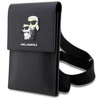 Karl Lagerfeld Handbag KLWBSAKCPMK black/black Saffiano Karl &amp; Choupette