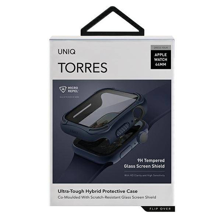 UNIQ etui Torres Apple Watch Series 4/5/6/SE 44mm. niebieski/nautical blue