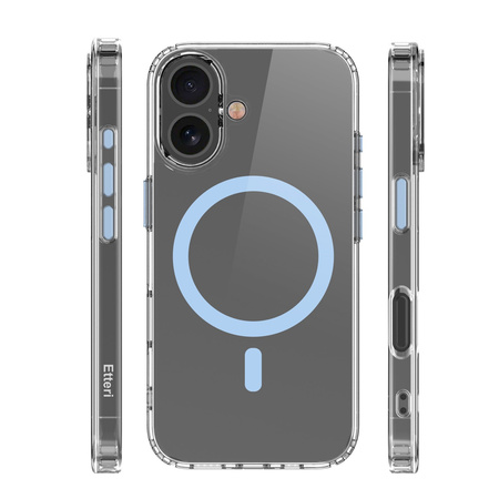 Nakładka Etteri Color Mag do iPhone 16 Plus 6,7" jasnoniebieska