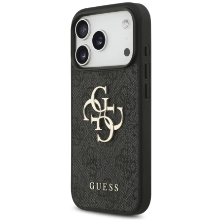 Guess 4G Big Logo Case für iPhone 17 Pro - Schwarz
