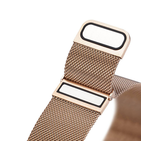 Dux Ducis Magnetic Strap Band For Samsung Galaxy Watch / Huawei Watch / Honor Watch / Xiaomi Watch (22mm band) Magnetic Band Gold (Milanese Version)