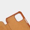 Nillkin Qin skórzana kabura etui iPhone 12 mini czerwony