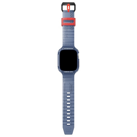 Skinarma pasek+etui Saido 2in1 Apple Watch 45/44mm ciemno niebieski/dark blue