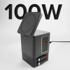Stacja ładująca SBS Power Dock 6w1 z MagSafe, podstawką i kablami USB-C 65W – czarna