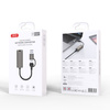 XO ADAPTER HUB HUB018 2w1 USB/USB-C/RJ45 Szary