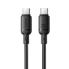 Baseus Silky Series 100W USB-C - USB-C 1m Kabel - Schwarz