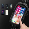 Rockbros B68 Fahrradtasche für gepanzerten Rahmen mit Handytasche und Abdeckung 1,7 l – Schwarz