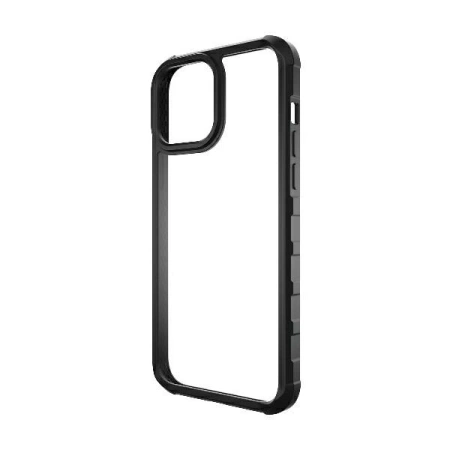 PanzerGlass ClearCase antibacterial Military Grade certified case for iPhone 13 Pro Max - transparent and black