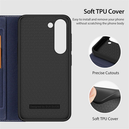 DUX DUCIS Skin X2 - futerał z klapką do Samsung Galaxy S23 Plus niebieski