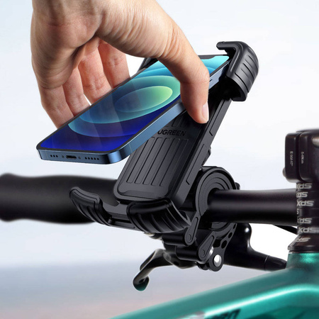 Ugreen uniwersalny rowerowy uchwyt na telefon na rower motocykl kierownicę czarny (LP494 black)