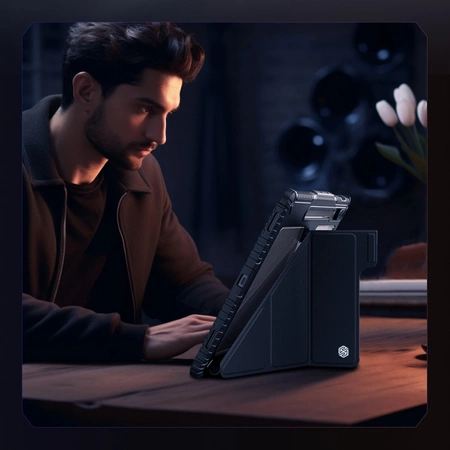 Nillkin Bumper Leather Case Pro Hülle für Samsung Galaxy Tab S9+ – Schwarz