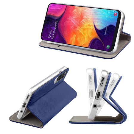 Etui Smart Magnet do Xiaomi Redmi Note 14 5G (Global) granatowe