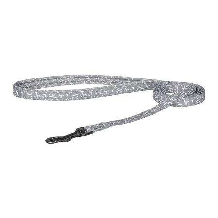 Dog set Dogness harness and leash (Light Grey)