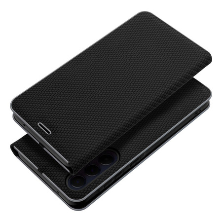 Kabura LUNA Book Carbon do SAMSUNG Xcover 4 czarny
