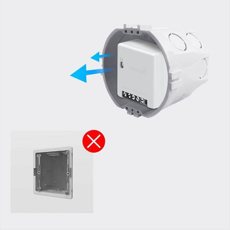 Sonoff MINI R2 WI-FI Wireless Smart Switch (im Schaltkasten) weiß (M0801001010)