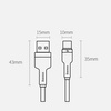 Baseus Cafule Metal Data kabel USB - USB Typ C 66W Quick Charge 25cm czarny (CAKF000001)