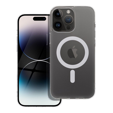 Futerał FROST MAG COVER kompatybilny z MagSafe do IPHONE 14 Pro Max transparentny