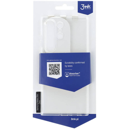 Case SAMSUNG GALAXY S23 ULTRA 3MK Clear Case transparent