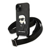 Karl Lagerfeld NFT Monogram Ikonik Patch - Etui iPhone 14 (czarny)