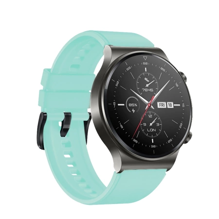 Silikonarmband für Huawei Watch GT 2 / 3 / 4 / 2 Pro / 3 Pro / 4 Pro / GT 2e - Hellgrün