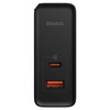 Baseus GaN5 Pro szybka uniwersalna ładowarka sieciowa GaN USB Typ C / USB 100W PD3.0, QC4.0+, AFC czarny (CCGP090201)