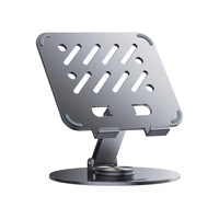 Stojak na tablet Wozinsky WRS-DSY84SS obrotowy 360° aluminiowy - szary