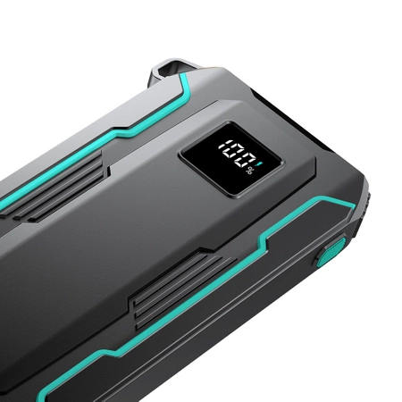 Joyroom JR-L017 22,5 W 10000 mAh Powerbank mit integrierten USB-C-/ Lightning -Kabeln – Schwarz