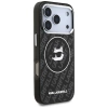 Karl Lagerfeld IML Choupette Head Logo MagSafe Case für iPhone 17 Pro - Schwarz