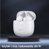 USAMS Słuchawki Bluetooth 5.0 TWS IA series bezprzewodowe biały/white BHUIA02 (US-IA04)
