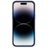 Nillkin CamShield Silky Silicone Case etui iPhone 14 Pro Max silikonowy pokrowiec z osłoną na aparat niebieskie