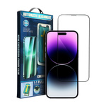 5D Full Glue Tempered Glass - do iPhone 14 Pro Max czarny + aplikator