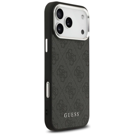 Etui Guess 4G Classic Logo MagSafe na iPhone 17 Pro Max - czarne