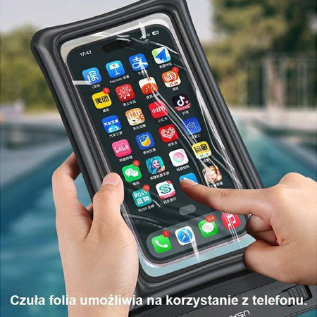 Etui 7" USAMS Waterproof Case (YD011) transparentne