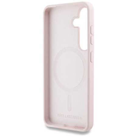 KARL LAGERFELD SAMSUNG S25+ MAGSAFE KLHMS25MSKCHTCP DOUBLE HEADS PINK