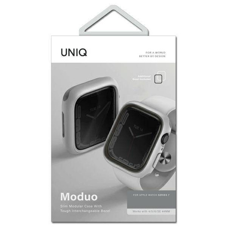 UNIQ etui Moduo Apple Watch Series  4/5/6/7/8/SE 40/41mm kredowy-szary/ chalk-stone grey