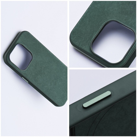 Woven Mag Cover kompatybilne z MagSafe do IPHONE 15 PRO MAX zielony