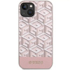Guess GUHMP14MHGCFSEP iPhone 14 Plus 6,7" rosa/rosa Hartschale GCube Stripes MagSafe
