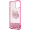 Karl Lagerfeld KLHCP12MLNCHCP iPhone 12/ 12 Pro 6,1" różowy/pink hardcase Glitter Choupette Head