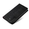 Magnetband Hülle Hülle für Samsung Galaxy S22+ (S22 Plus) Tasche Geldbörse + Mini Lanyard Anhänger Schwarz