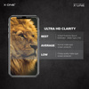 Szkło hartowane X-ONE Full Cover Extra Strong Crystal Clear - do iPhone 13/13 Pro/14 (full glue) czarny