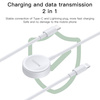 Yesido Ładowarka indukcyjna CA113 do smartwatch Apple Watch z kablem Typ C na Lightning biała
