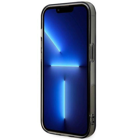 Hülle BMW BMHMP14XHGPK iPhone 14 Pro Max 6.7&quot; grau/grau Hardcase Pattern MagSafe