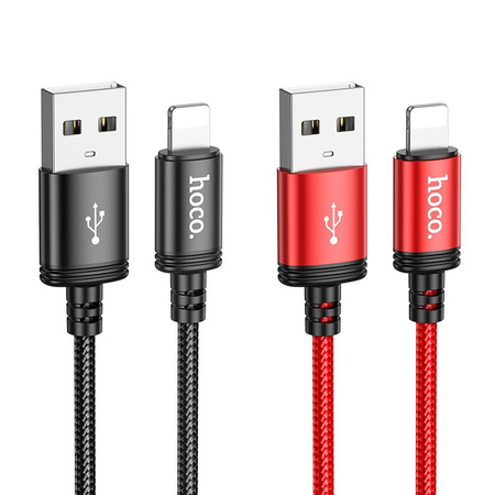 HOCO kabel USB A do Lightning 2,4A X89 1 m czarny